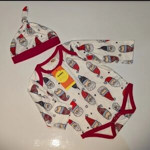 AeBai Fashion | Infant Unisex 6 Months Unisex Santa Bodysuit (NWT)